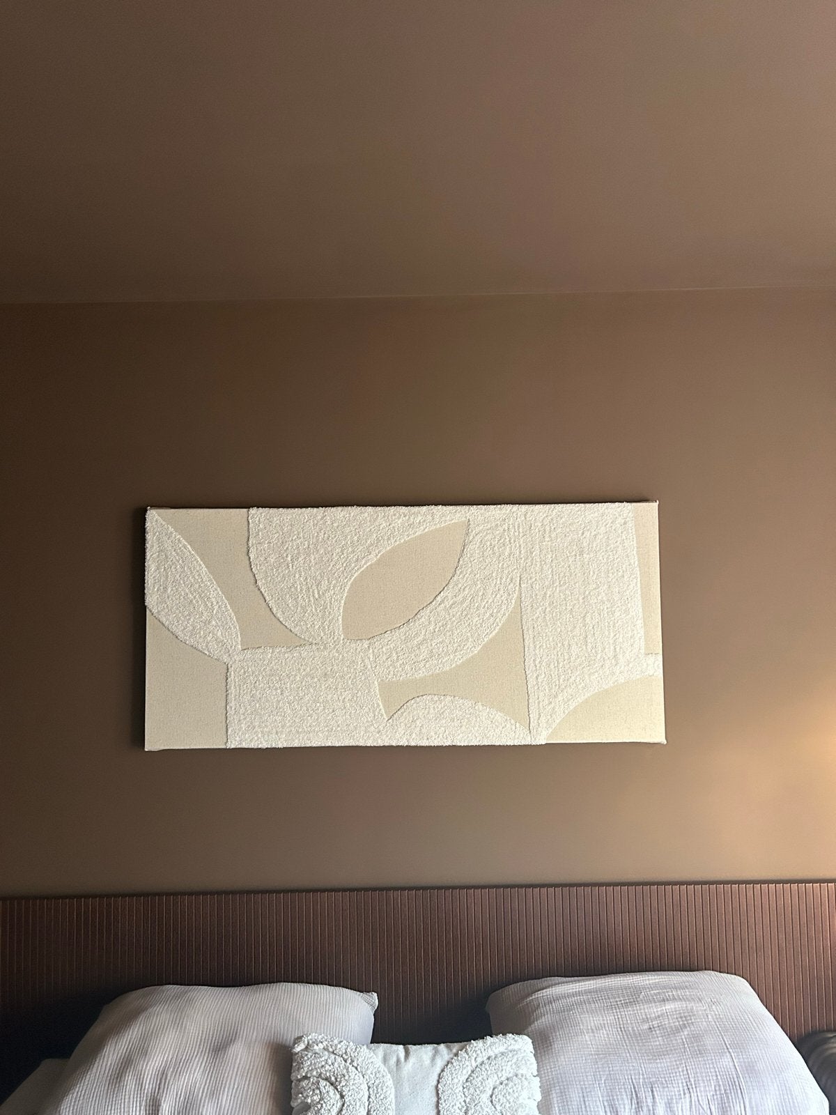 Muurdecoratie Karwei off white - L130xb60xh4cm, Meerkleurig, Ophalen of Verzenden, Zo goed als nieuw, Modern