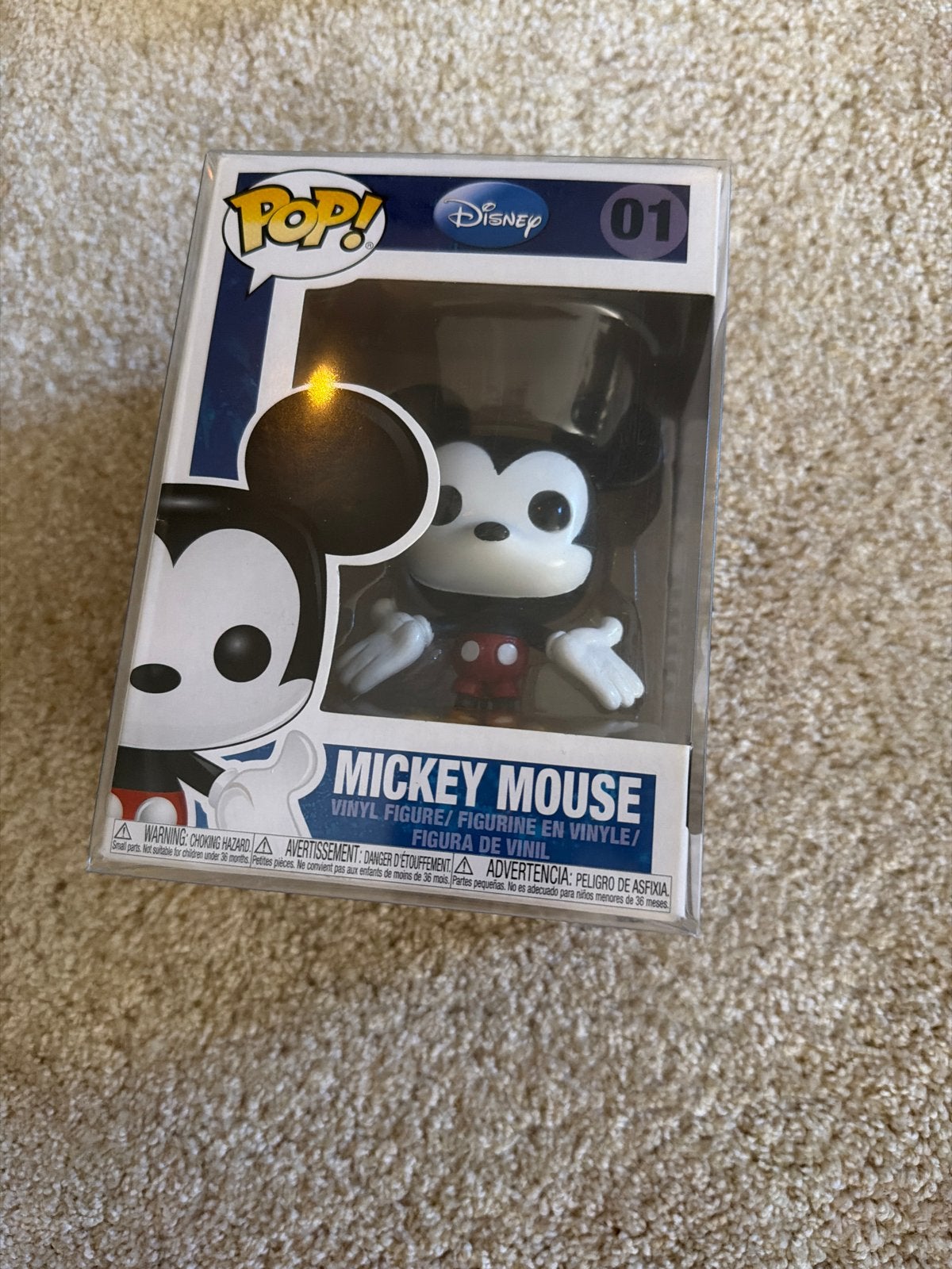 Funko Pop! Disney Mickey Mouse Vinyl Figuur #01, Ophalen of Verzenden, Mickey Mouse, Nieuw, Beeldje of Figuurtje