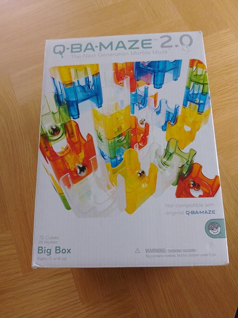Q-BA-MAZE 2.0 Big Box knikkerbaan - Urenlang speelplezier, Kinderen en Baby's, Speelgoed | Babyspeelgoed, Zo goed als nieuw, Overige typen