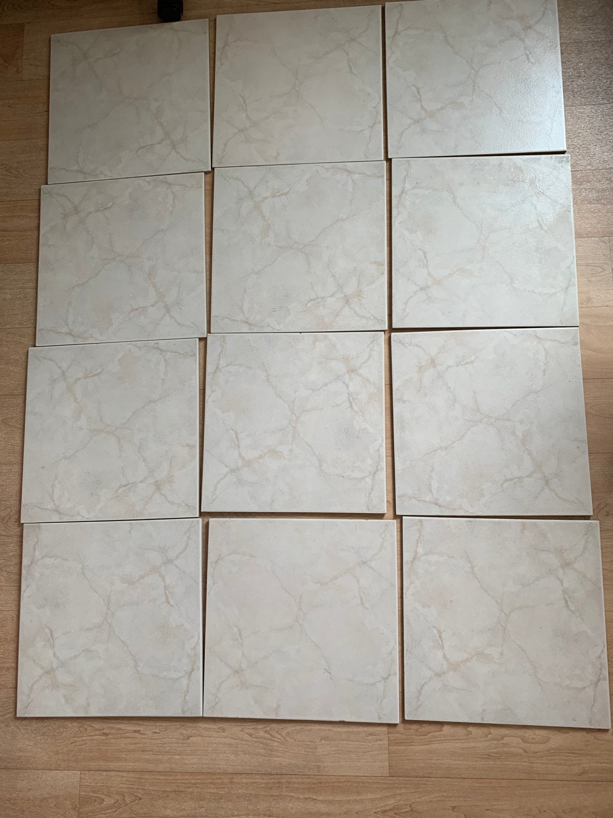 12 Vloertegels, Ophalen, Keramiek, 20 tot 40 cm, Minder dan 5 m²