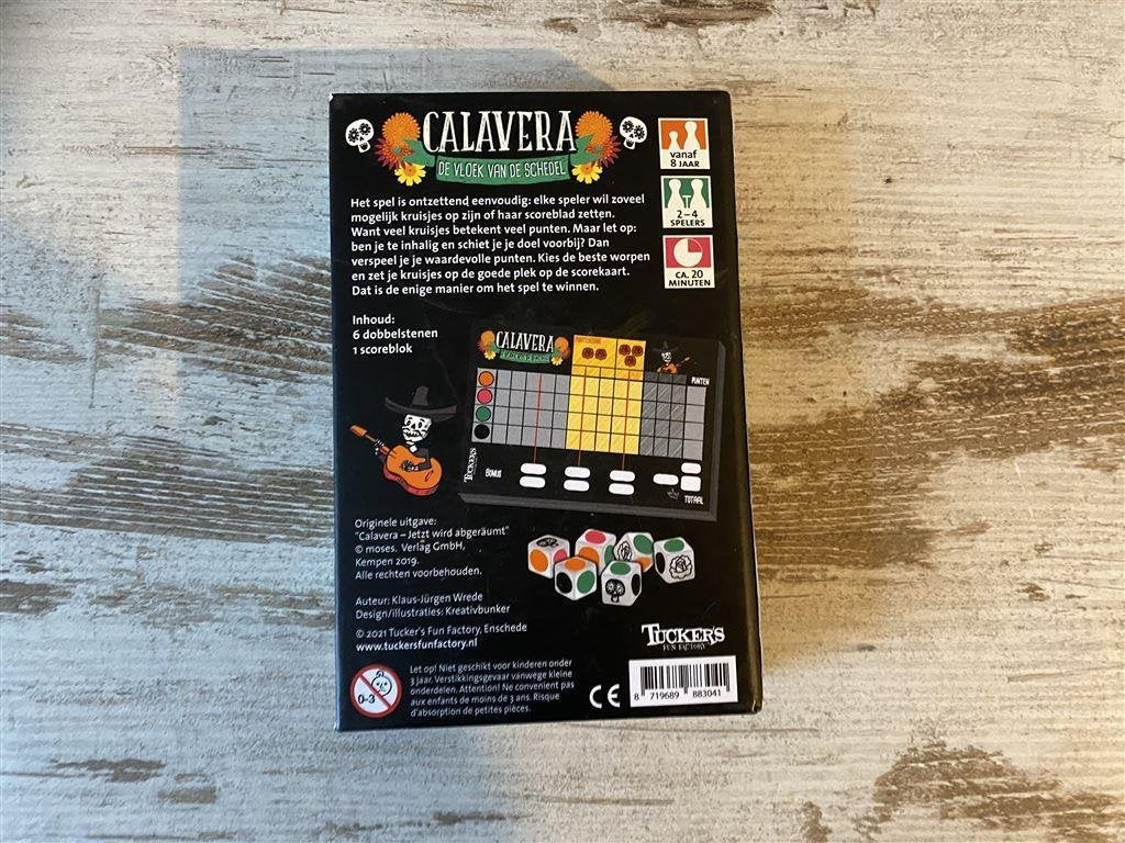 Calavera de vloek van de schedel spel [s191], Verzenden, Zo goed als nieuw