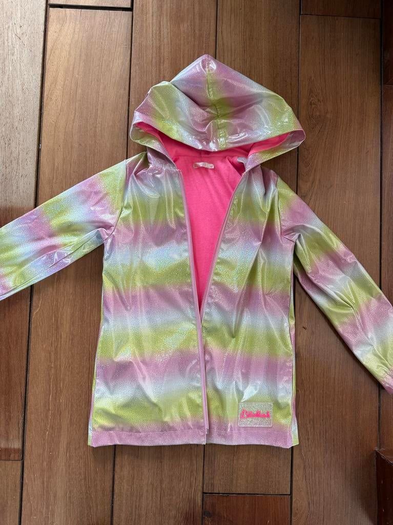 Billieblush Regenjas meisje maat 128 met glitter effect, Ophalen of Verzenden, Zo goed als nieuw
