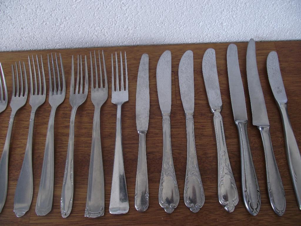 22 divers vintage romantisch Barok decor bestek 18-23 cm p s, Ophalen of Verzenden