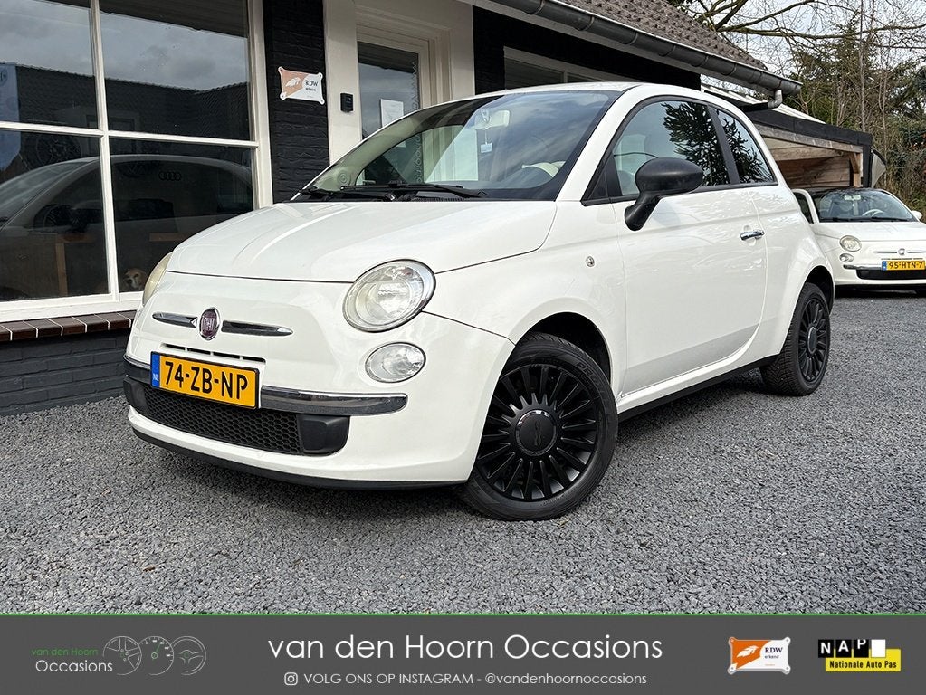 Fiat 500 1.2 AIRCO | NW APK | NAP | 107000 KM | LM VELGEN, Voorwielaandrijving, Gebruikt, 1242 cc, 4 cilinders