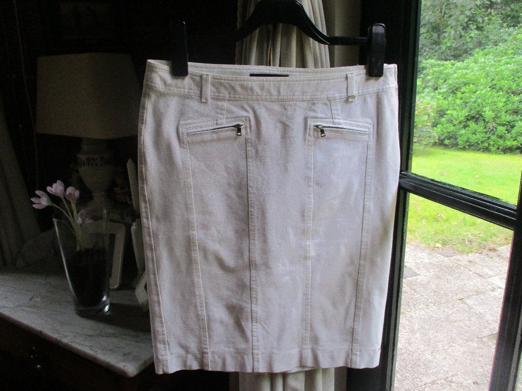 mj/NIEUW! MARCCAIN/rok/rokje/maat N3 valt als 40/STRETCH, Maat 38/40 (M), Verzenden, Wit, Nieuw