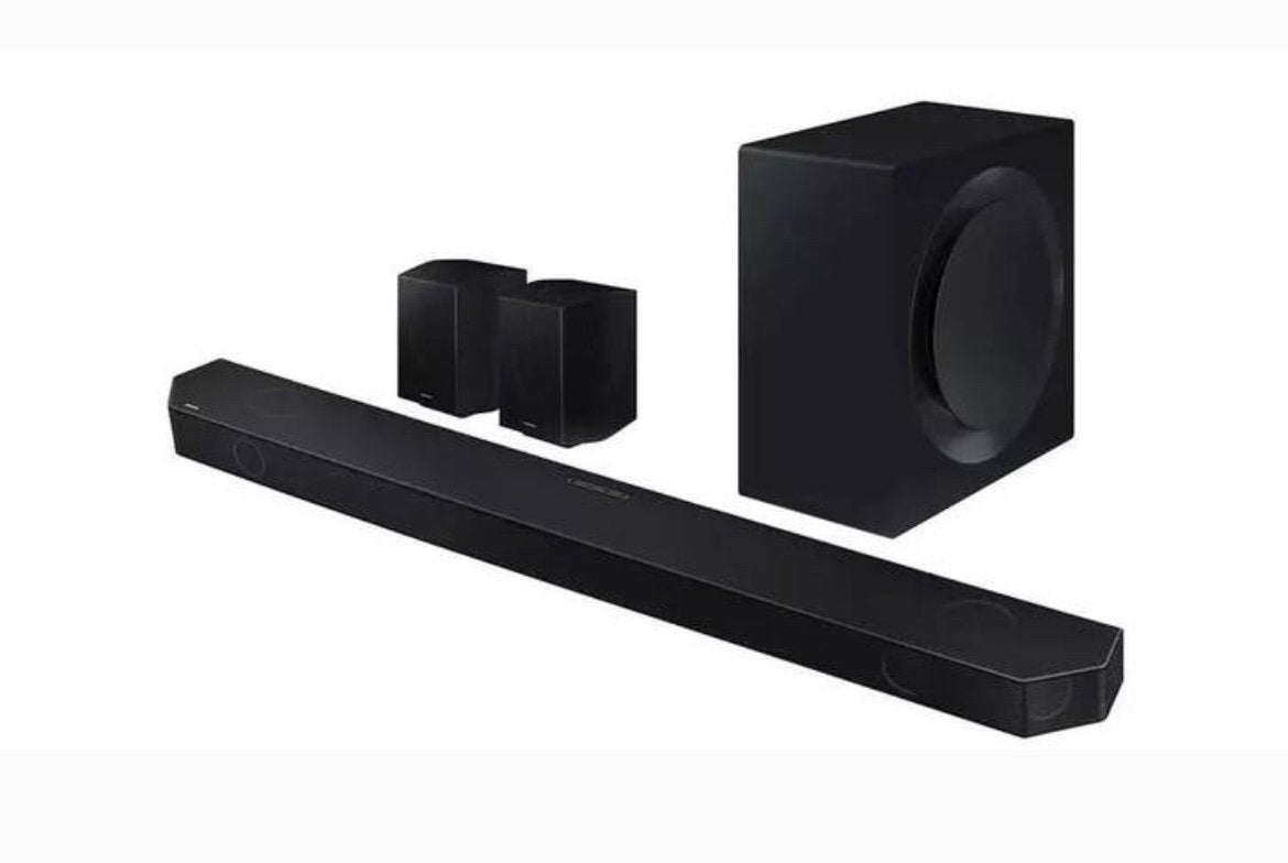 Samsung HW-Q990B soundbar met Dolby Atmos achterspeakers, Ophalen, Bluetooth, Zo goed als nieuw
