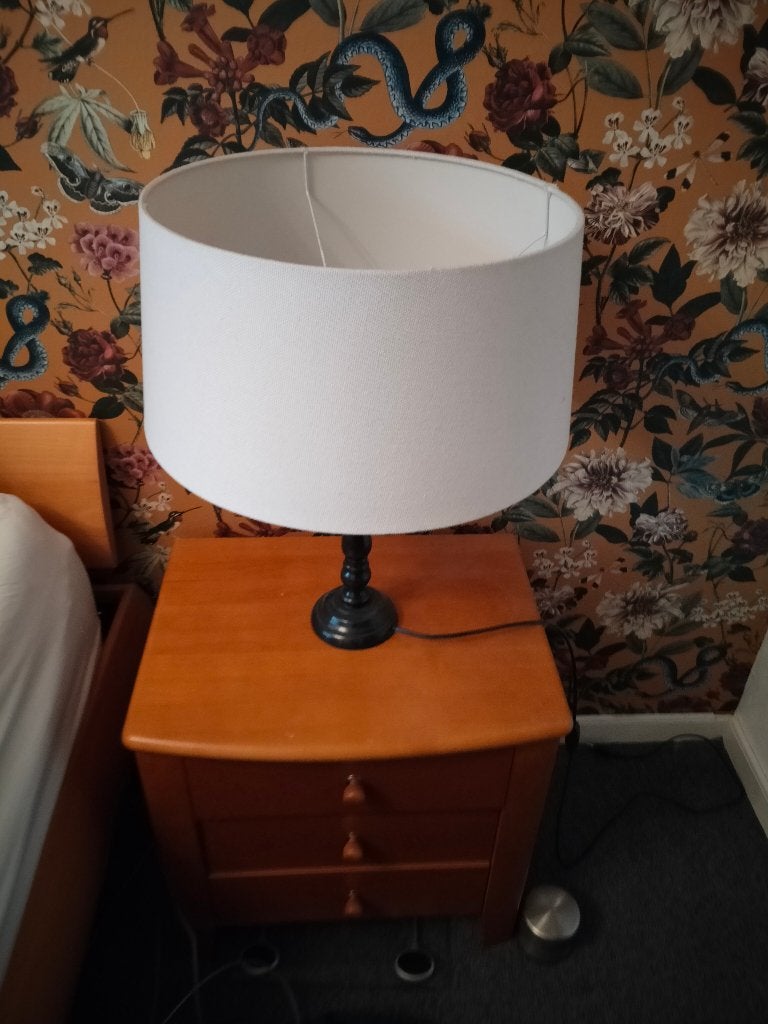 schemerlamp wit, Gebruikt, Wit, Schemerlamp, E27 (groot)