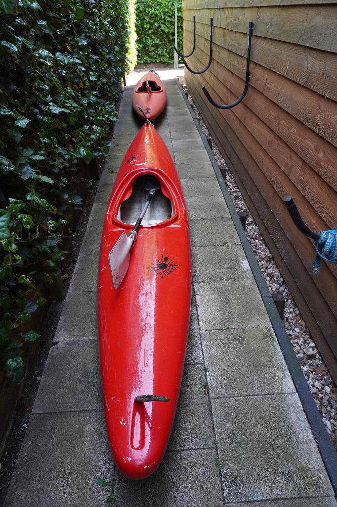 Twee kano's, Watersport en Boten, Kano's, Ophalen, Gebruikt, Eén persoon, Met peddels