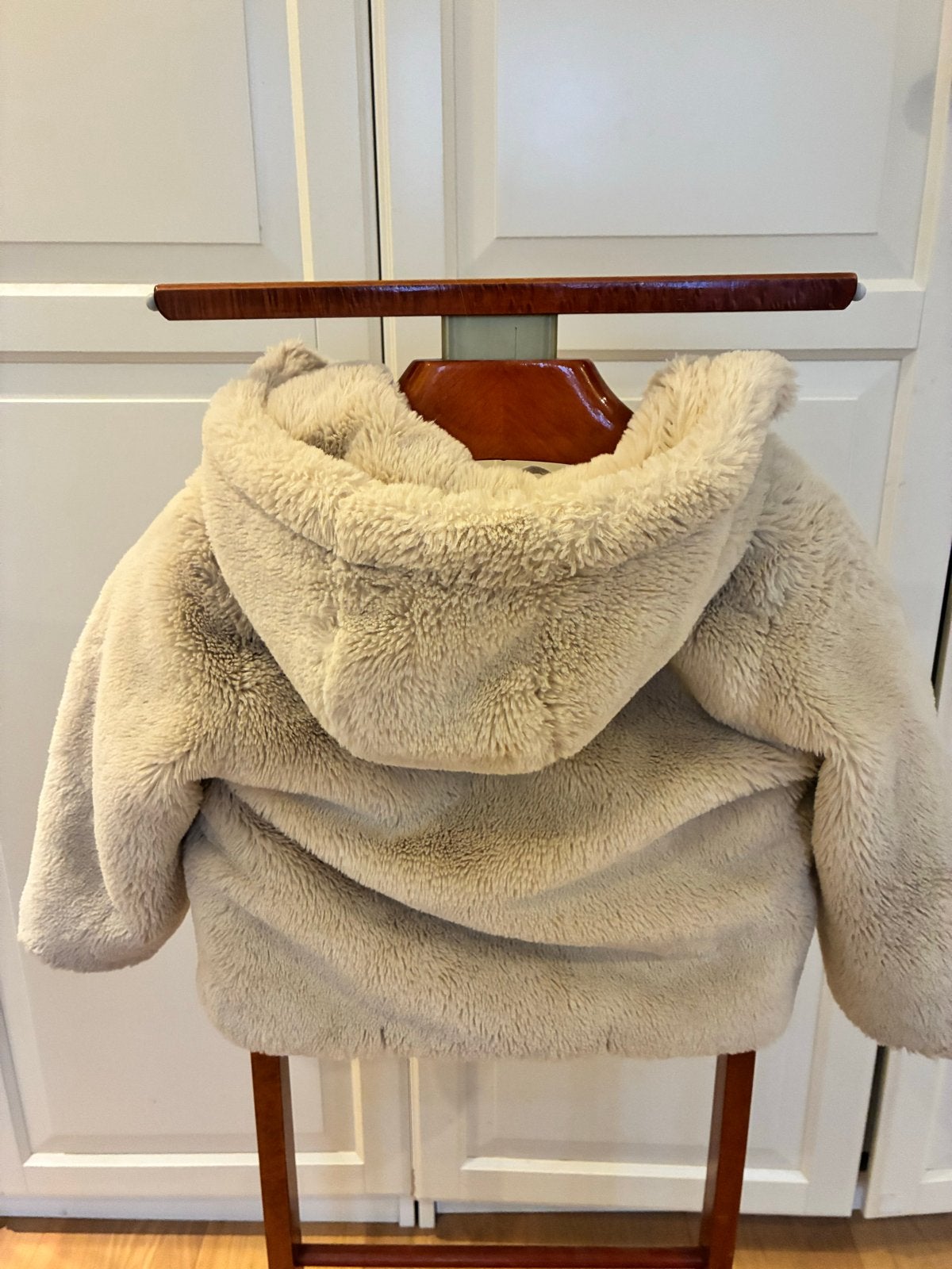Beige Zara teddy jasje maat 6-7 jaar maat 120, Kinderen en Baby's, Ophalen of Verzenden, Zo goed als nieuw, Jongen of Meisje