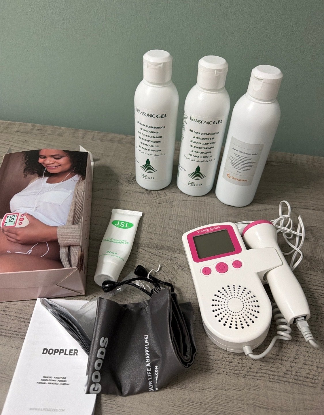 Baby Doppler met extra ultrasoundgel, Ophalen of Verzenden, Zo goed als nieuw
