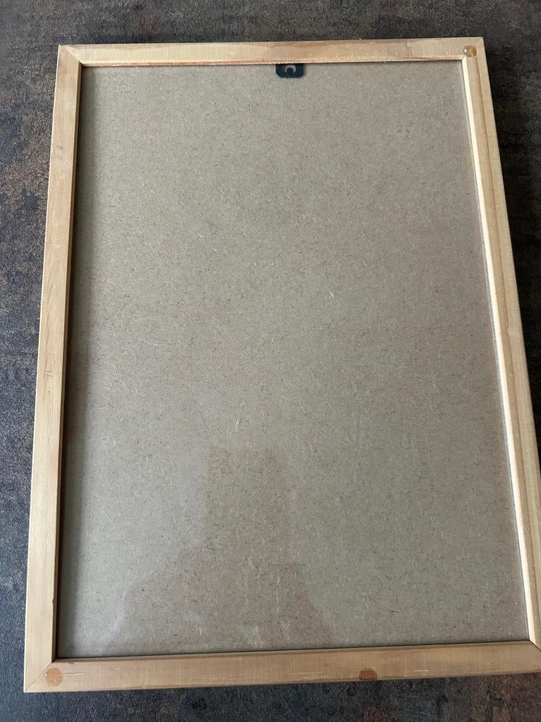 Houten fotolijst 29 x 20,5 cm, Minder dan 50 cm, Gebruikt, Ophalen of Verzenden, Minder dan 50 cm