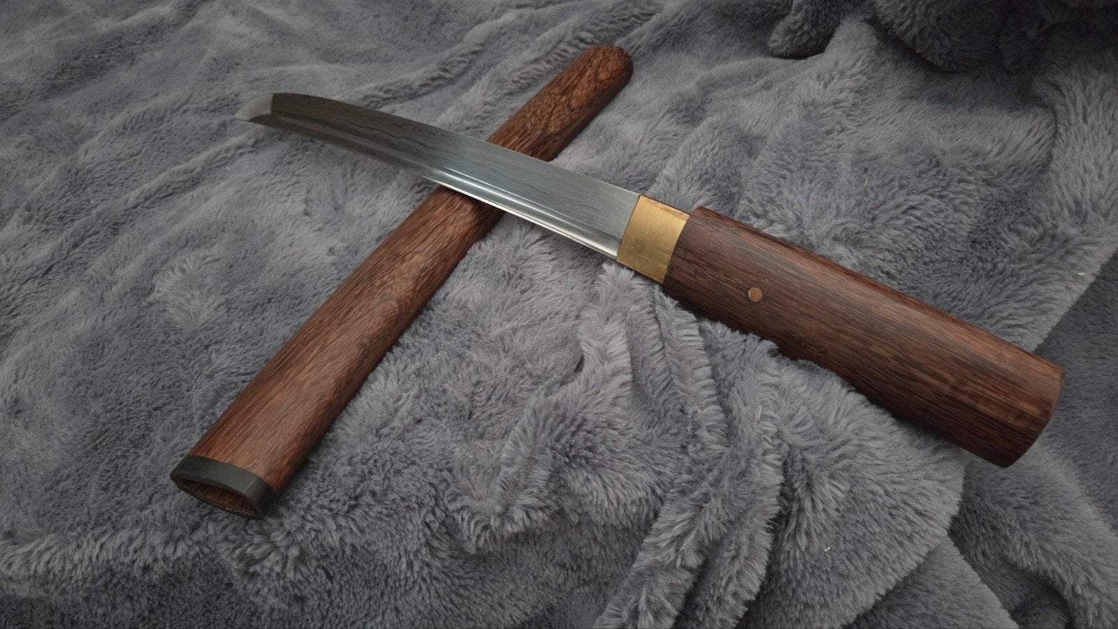 Japans damascus staal tanto, samurai zwaard, sabel, dolk, Ophalen of Verzenden, Overige soorten, Azië, Mes of Dolk