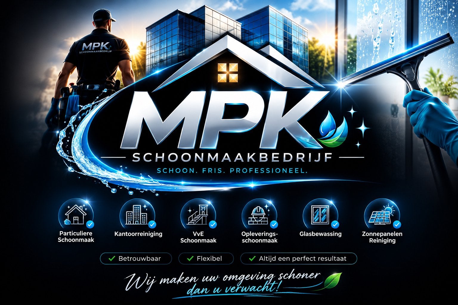 ZZP Schoonmaakbedrijf, Diensten en Vakmensen, Schoonmaken bedrijfsruimte