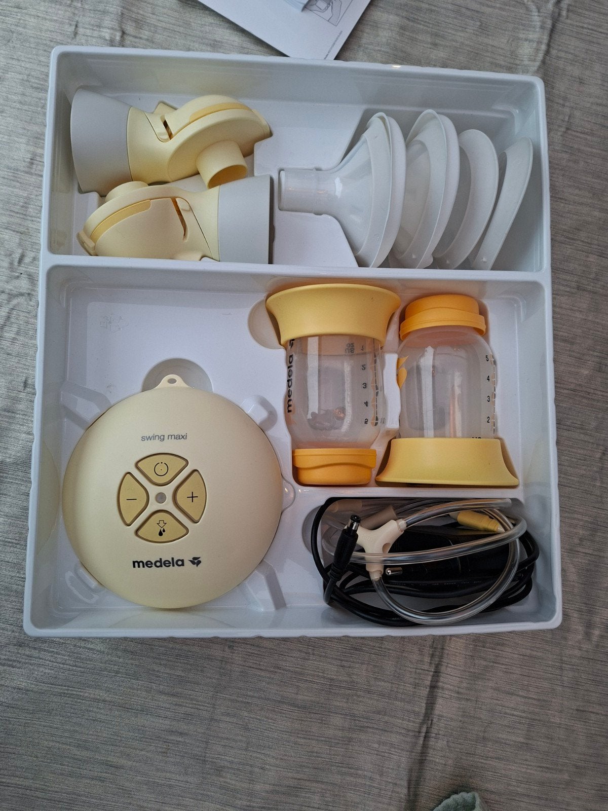 Medela Swing Maxi dubbele elektrische borstkolf, Ophalen, Medela, Borstkolf, Zo goed als nieuw