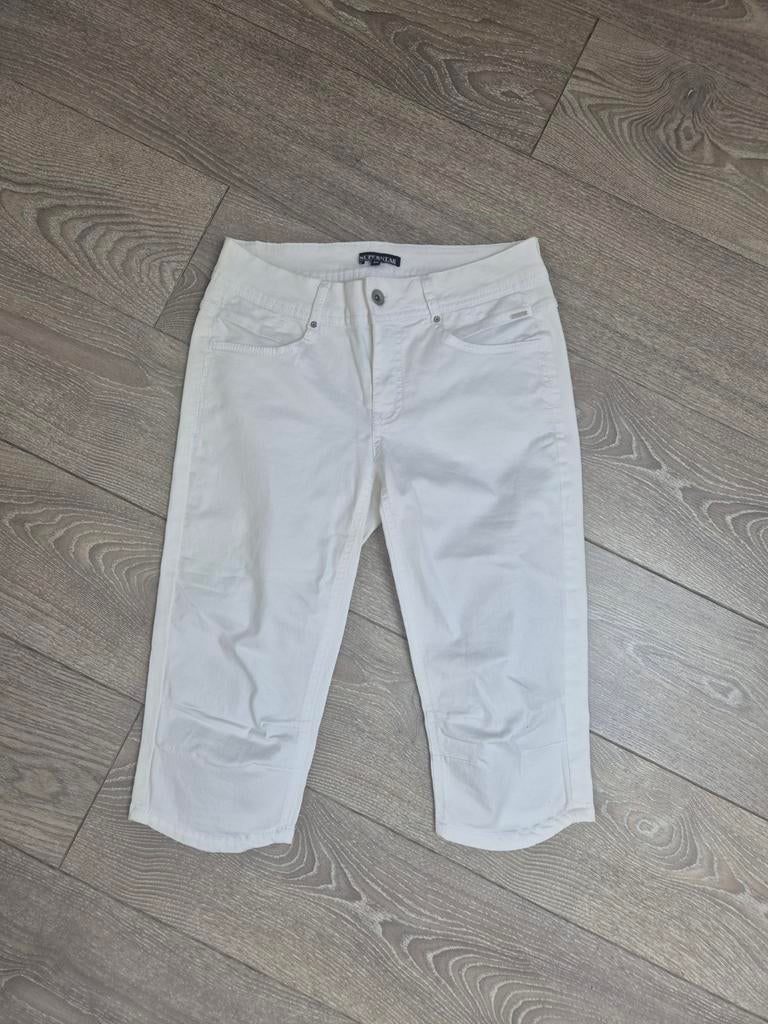 Korte jeans. Maat 38, Verzenden, Wit, Zo goed als nieuw, W30 - W32 (confectie 38/40)
