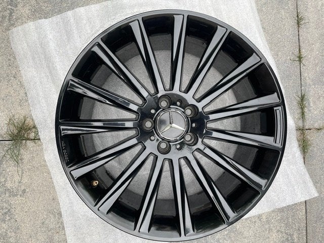 19'' Mercedes AMG Multispaak Velgen/  5x112/ TPMS/ Compleet, Gebruikt, Velg(en), All Season, Personenwagen