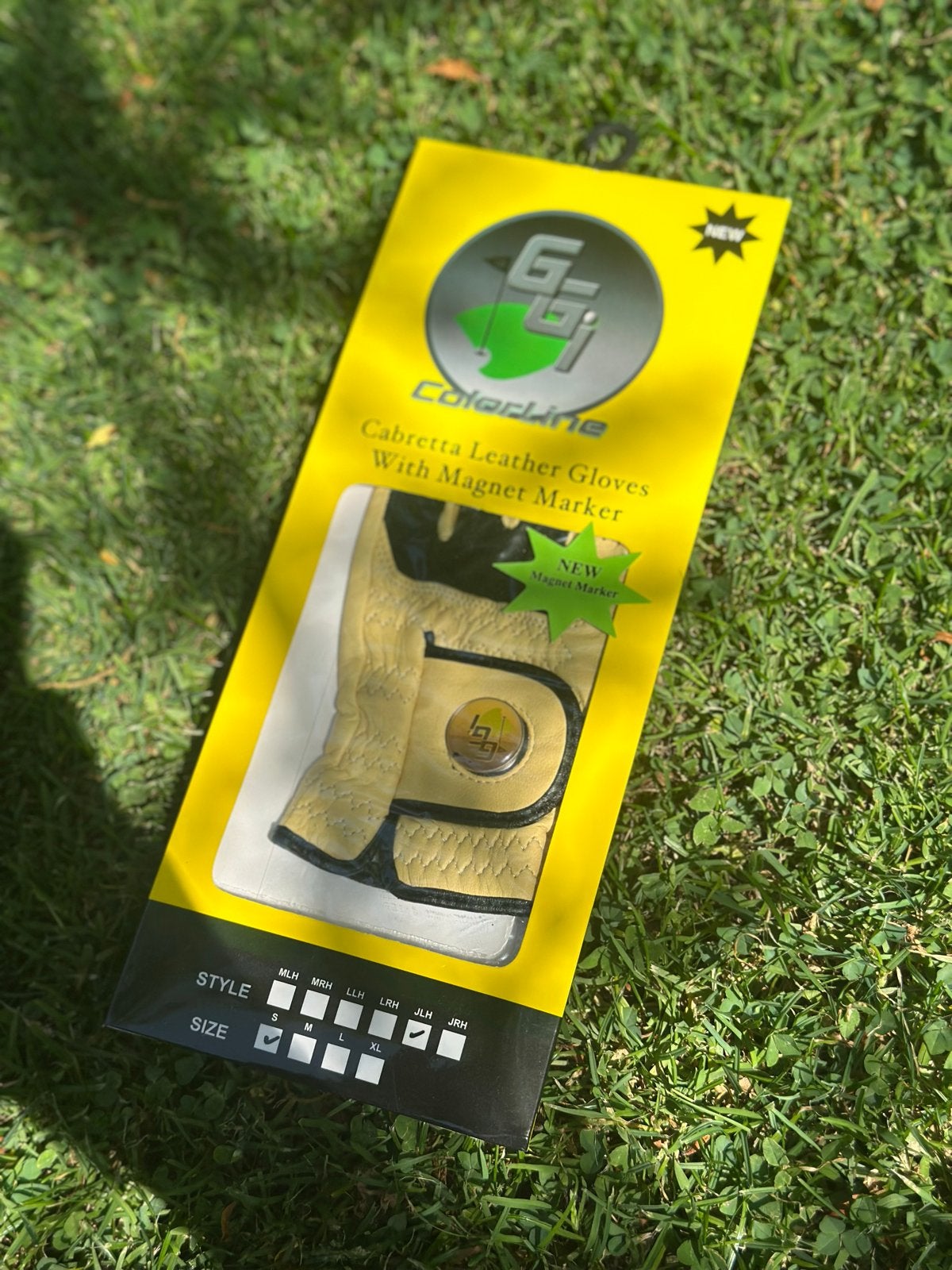 GGi ColorLine Golfhandschoen Cabretta Leer - Maat S, Ophalen of Verzenden, Nieuw, Overige typen, Overige merken