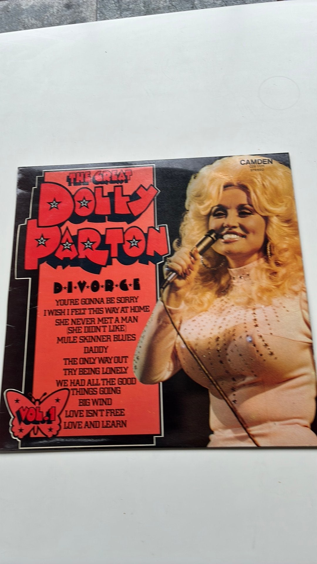 Dolly Parton – The Great Dolly Parton Vol. 1 (D-I-V-O-R-C-E), LP, Gebruikt, Ophalen of Verzenden, Inclusief binnenhoes