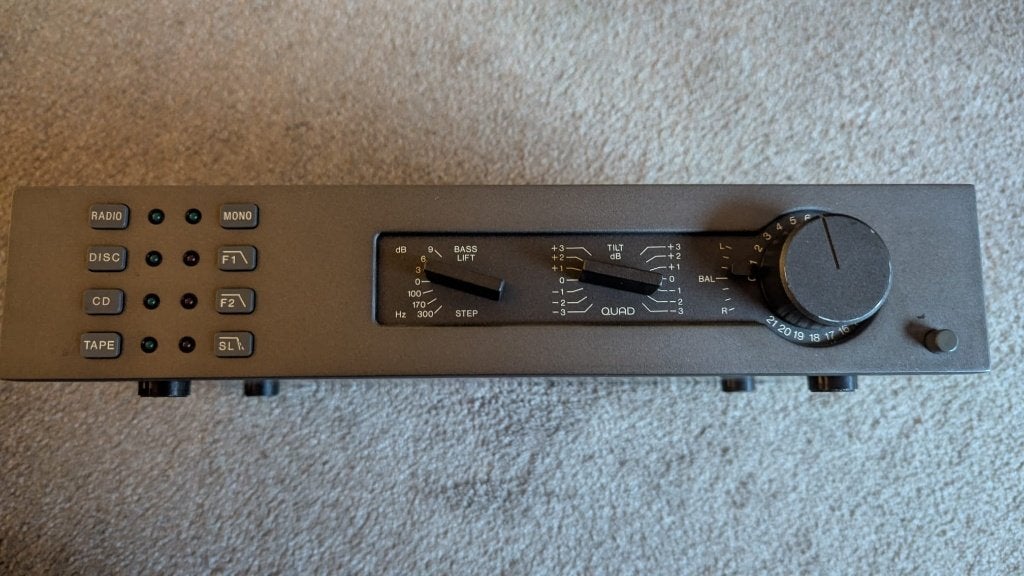 Quad 306 hifi versterker, Ophalen, Gebruikt, 60 tot 120 watt, Overige merken