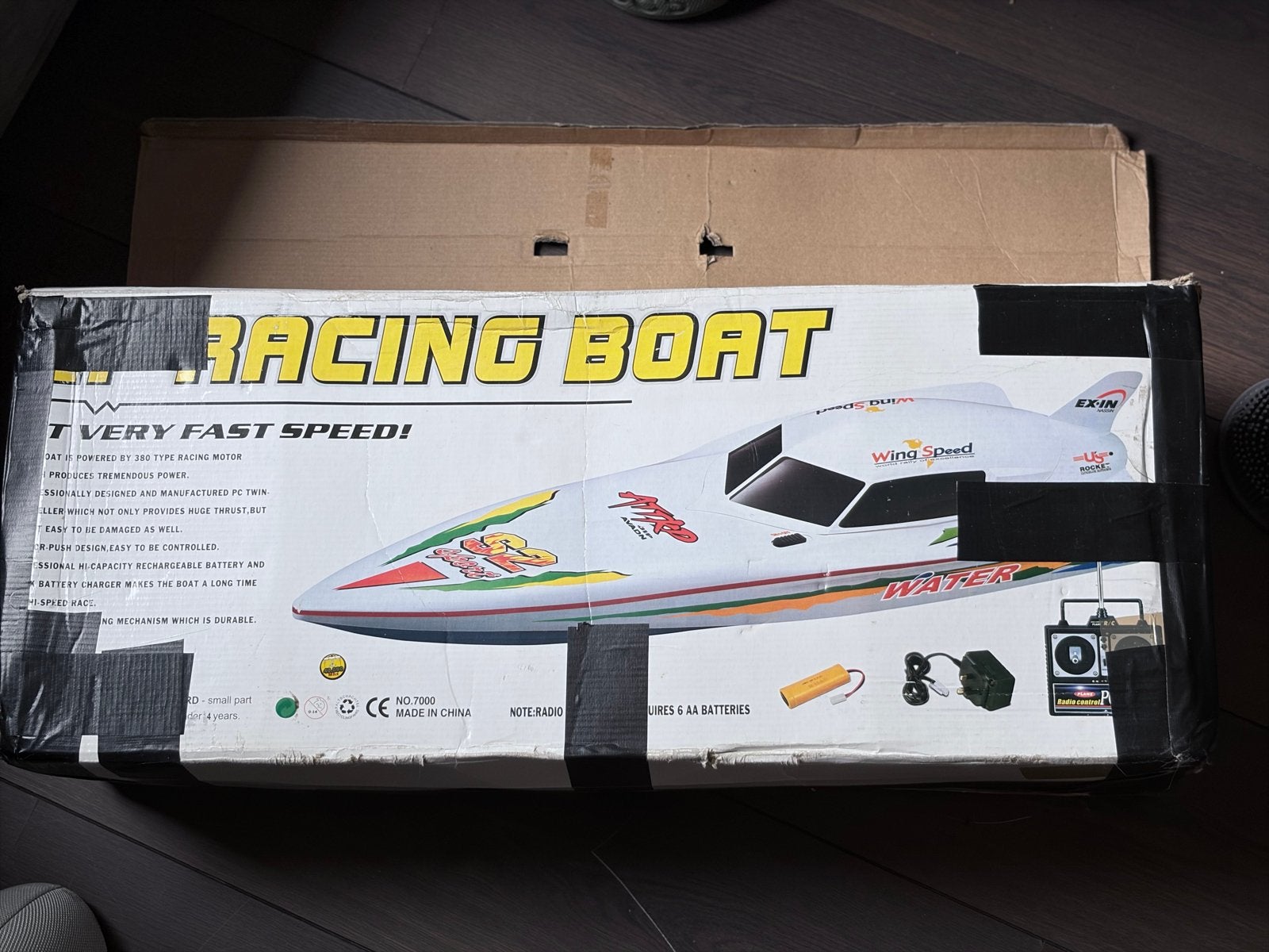 Speedboot met afstandsbediening - Maakt geen contact, Ophalen of Verzenden, Gebruikt, Groter dan 1:32, Overige merken