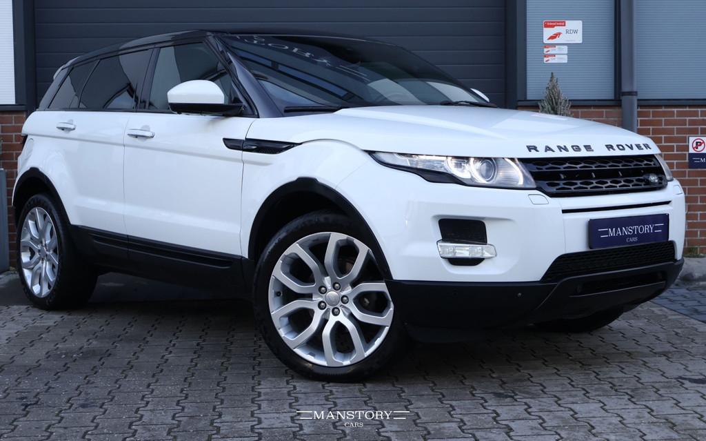 Land Rover Range Rover Evoque 2.0 Si 4WD, Auto's, Automaat, Gebruikt, Zwart, Wit