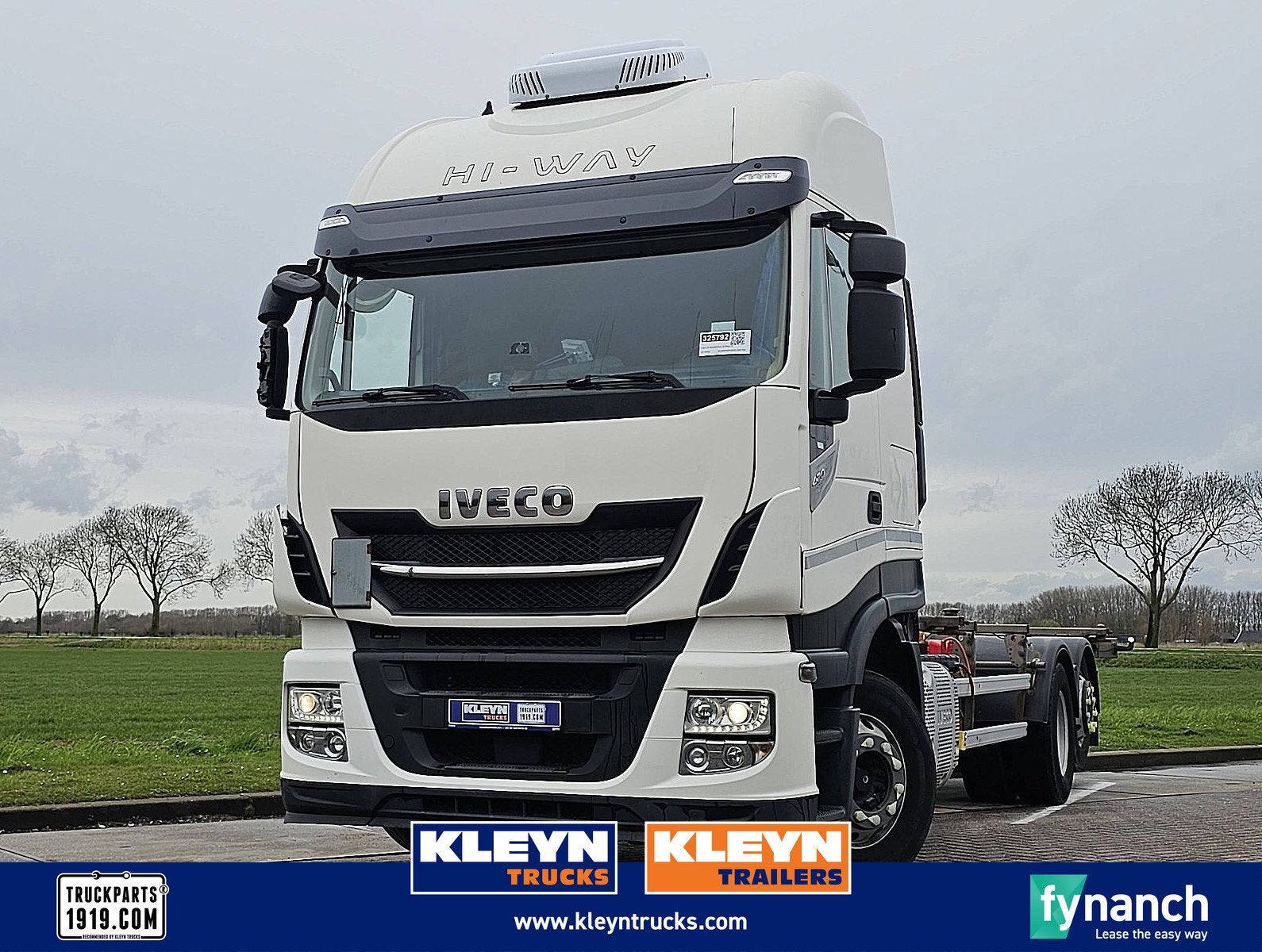 IVECO AS260S42 STRALIS 6x2 intarder alcoa's, Auto's, Automaat, Euro 6, Iveco, Wit