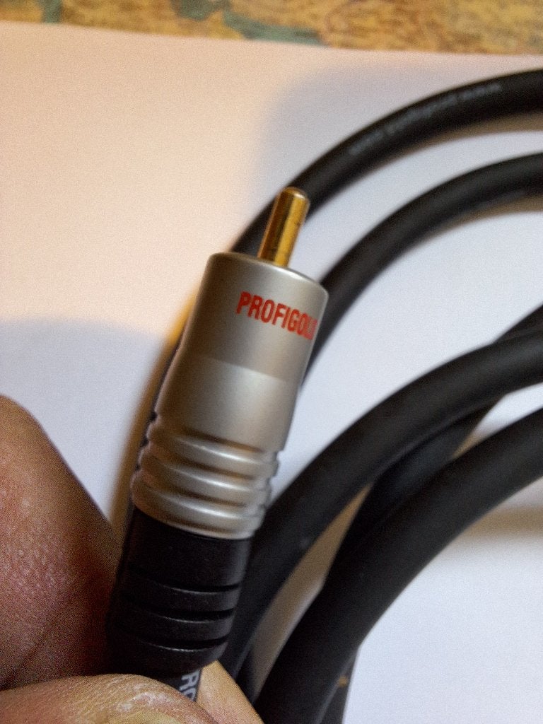 Profigold Digitale Coaxiale Audio / Subwoofer Kabel – 3 M, Ophalen of Verzenden, Zo goed als nieuw, 2 tot 5 meter, Interlink-kabel