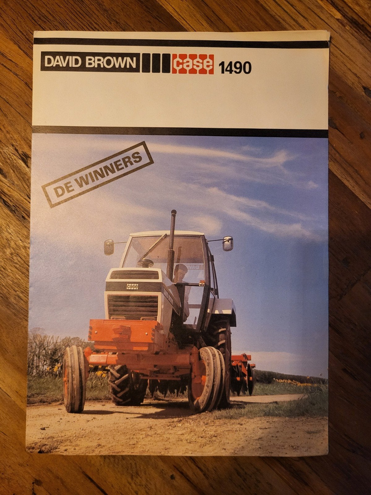 tractor folder David Brown Case 1490, Boeken, Ophalen of Verzenden, Zo goed als nieuw