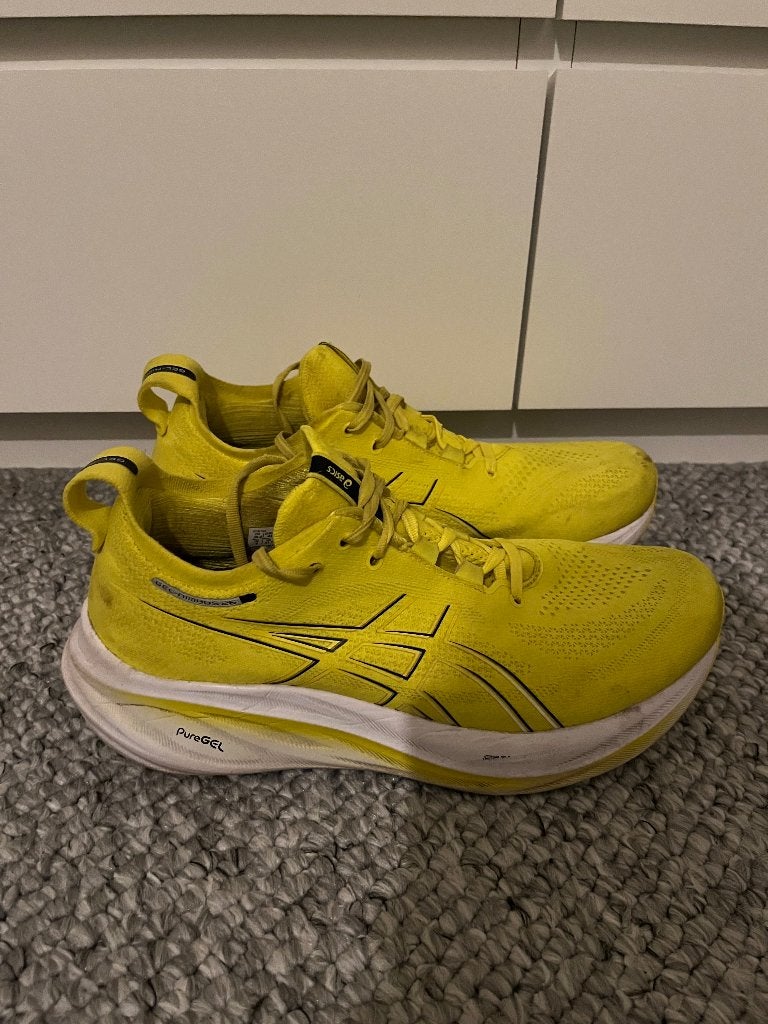 Asics Nimbus 26 maat 44, Ophalen of Verzenden, Gebruikt, Hardloopschoenen, Asics