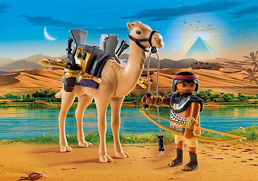 5389 de Egyptische krijger met kameel, Kinderen en Baby's, Speelgoed | Playmobil, Ophalen, Complete set, Nieuw, Historisch