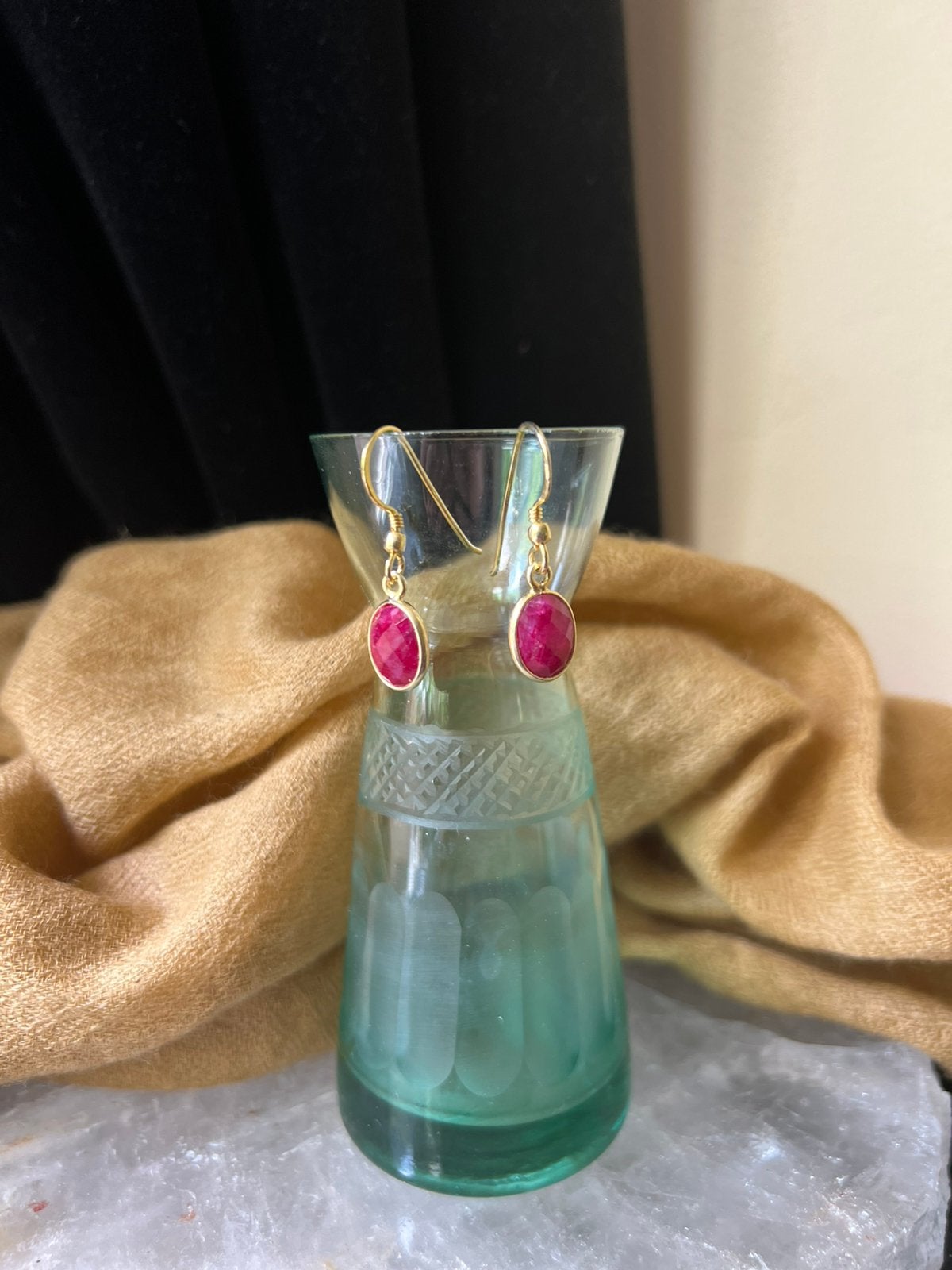 Robijn passie geluk energie powerful beschermt magie, Sieraden, Tassen en Uiterlijk, Oorbellen, Hangers, Nieuw, Ophalen of Verzenden