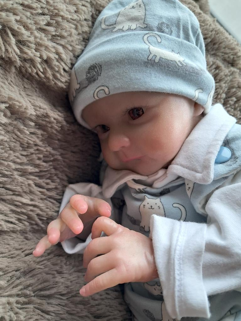 Reborn baby, Verzamelen, Ophalen of Verzenden, Nieuw, Babypop, Levensecht of Reborn