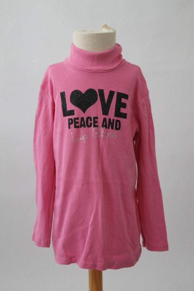 BENETTON longsleeve met glitters 116-122 in ~~nieuw~~ staat, Kinderen en Baby's, Verzenden, Zo goed als nieuw, Meisje, Shirt of Longsleeve