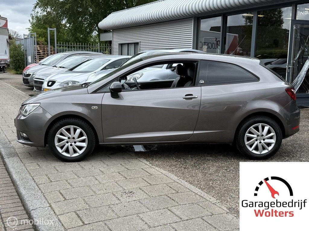 Seat Ibiza SC 1.2 TSI Style [alcantara] [xenon] autom.airco, Auto's, Seat, Voorwielaandrijving, Gebruikt, Zwart, 4 cilinders