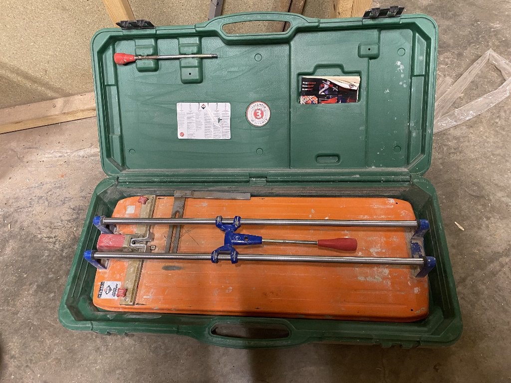 Rubi TS60 Tegelsnijder, Ophalen, Gebruikt, Snijgereedschap, Rubi