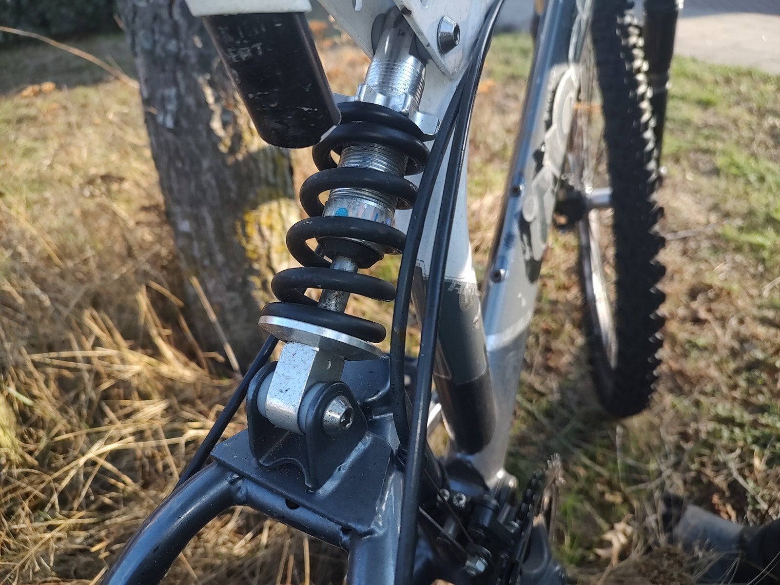 Mountainbike met hydraulische remmen en lichte roest, Gebruikt, Fully, Schijfrem, Ophalen