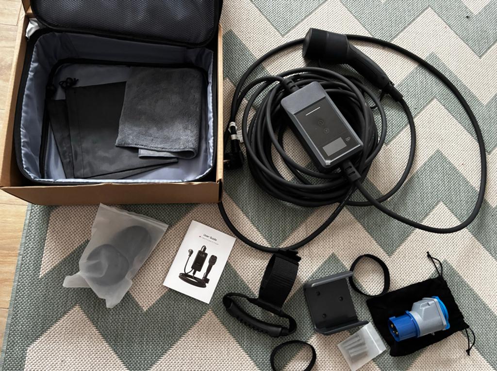 Type 2 EV oplader (thuis oplader elektrische auto), Auto diversen, Laadpalen, Ophalen of Verzenden, Zo goed als nieuw, Laadkabel