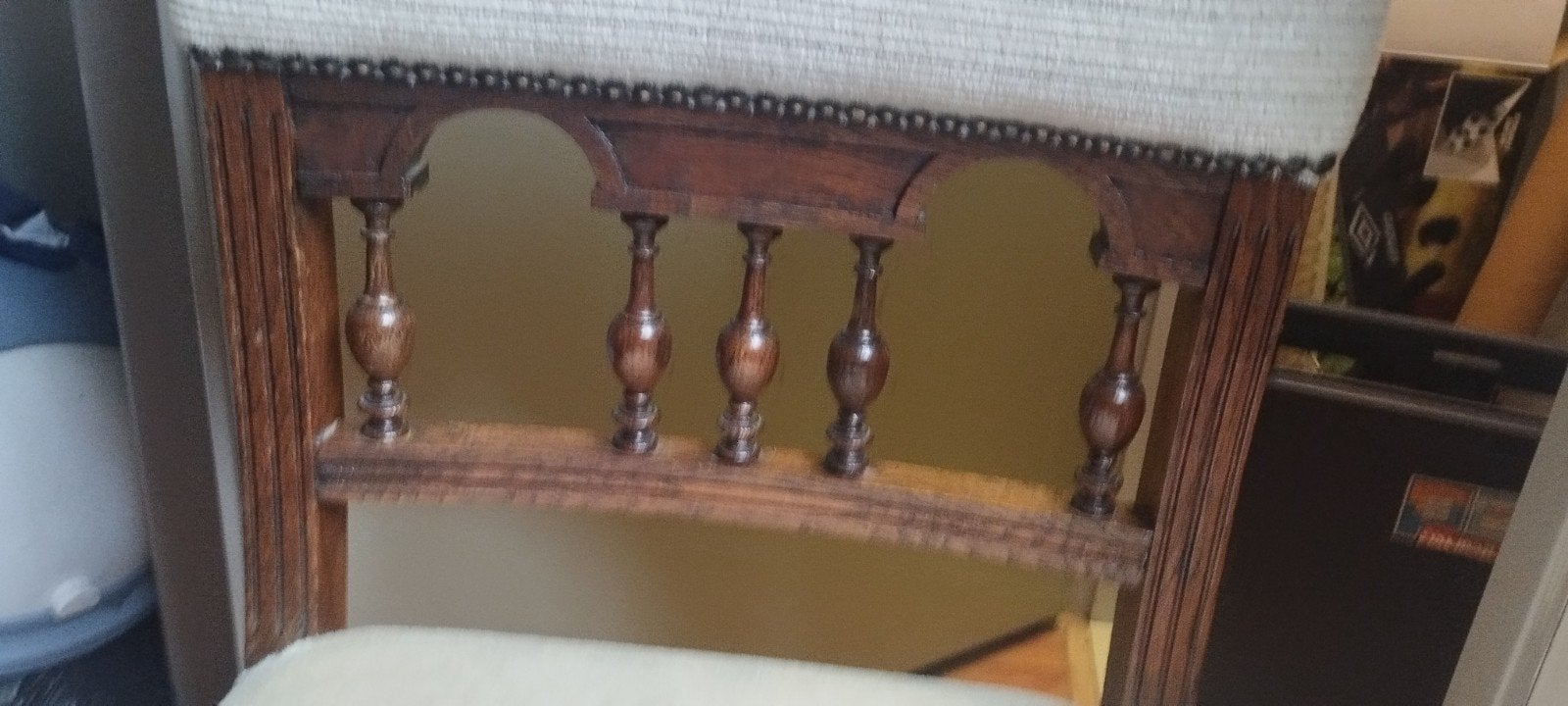oude franse eetkamer stoelen, Ophalen, Frans, Bruin, Zo goed als nieuw