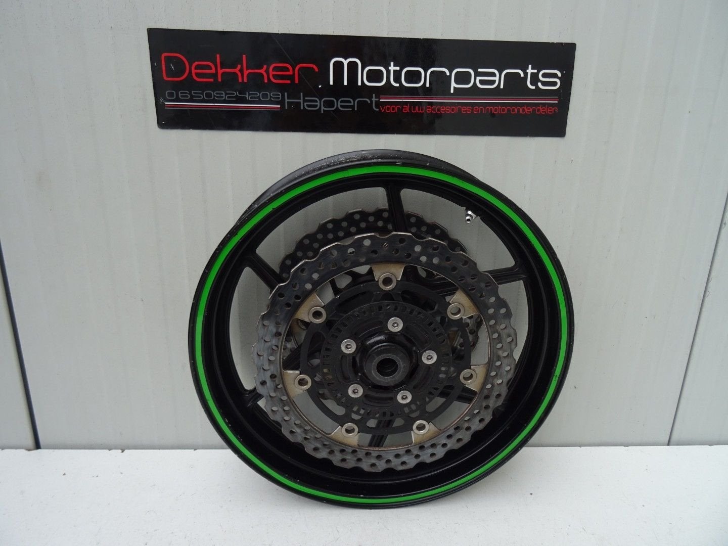 Voorwiel / Voorvelg + Remschijven Kawasaki ZX6R Ninja 2019 >, Motoren, Onderdelen | Kawasaki, Gebruikt, -, -, Ophalen of Verzenden