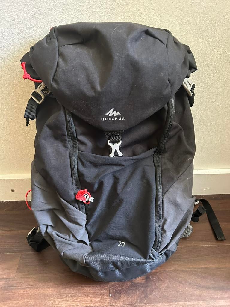 Quechua wandelrugzak 20 liter rugtas, Ophalen of Verzenden, Zo goed als nieuw, Rugzak
