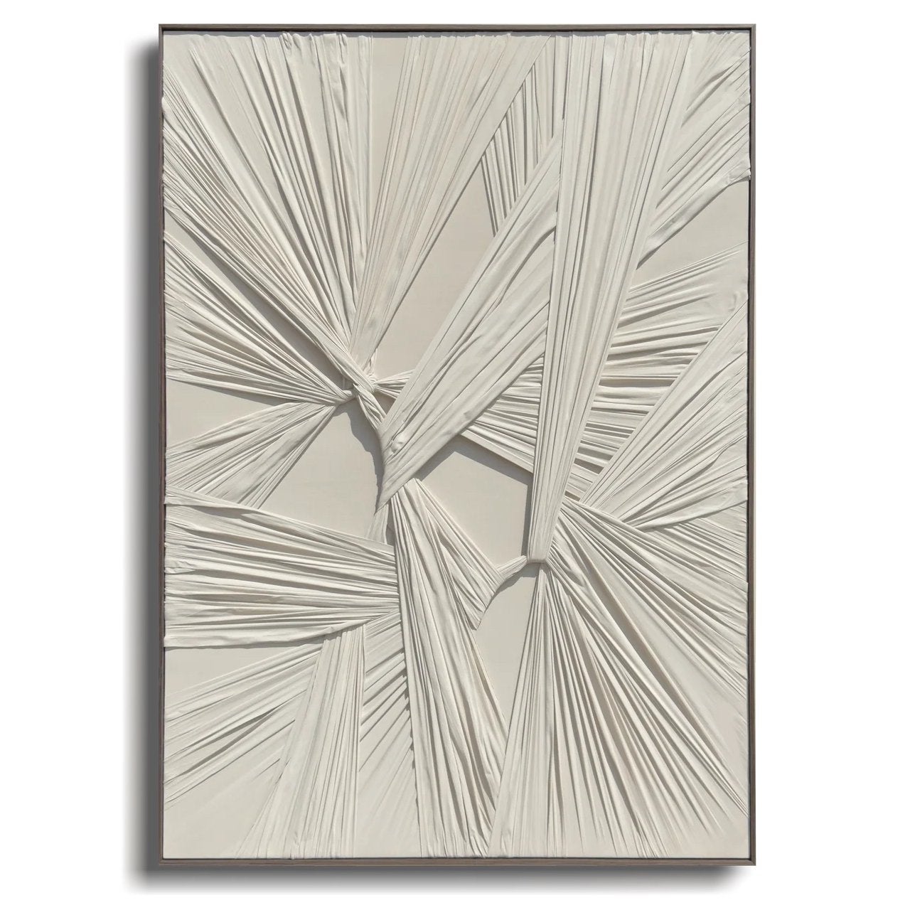 NIEUW: Uniek handgemaakt 3D kunstwerk 100 x 140 cm, Antiek en Kunst, Ophalen, Abstract, 3D-effect, Gemengde techniek