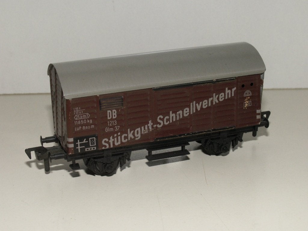 Fleischmann 1213 goederwagon Stuckgut Schnellverkehr, Gebruikt, Gelijkstroom, Fleischmann, Wagon