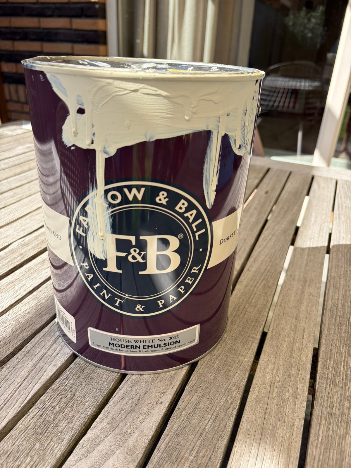 Farrow & Ball verf kleur house white, Ophalen, Zo goed als nieuw