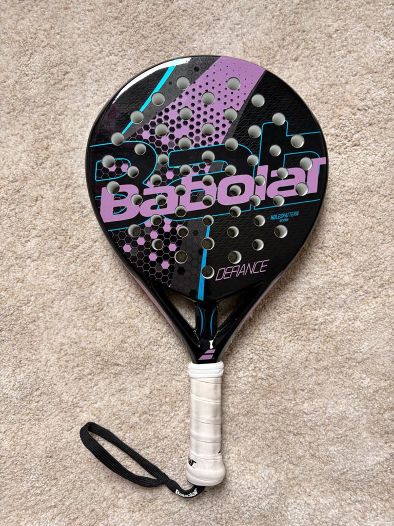 Babolat Padel Racket Defiance - Zo goed als nieuw!, Ophalen of Verzenden, Zo goed als nieuw, Padelracket