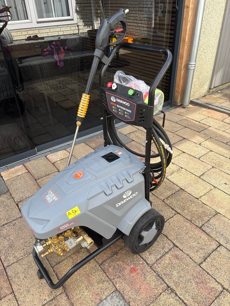 Daewoo /Kremer KR-220V150 professionele Hogedrukreiniger, Ophalen, Zo goed als nieuw, Elektrisch, Met regelbare waterdruk