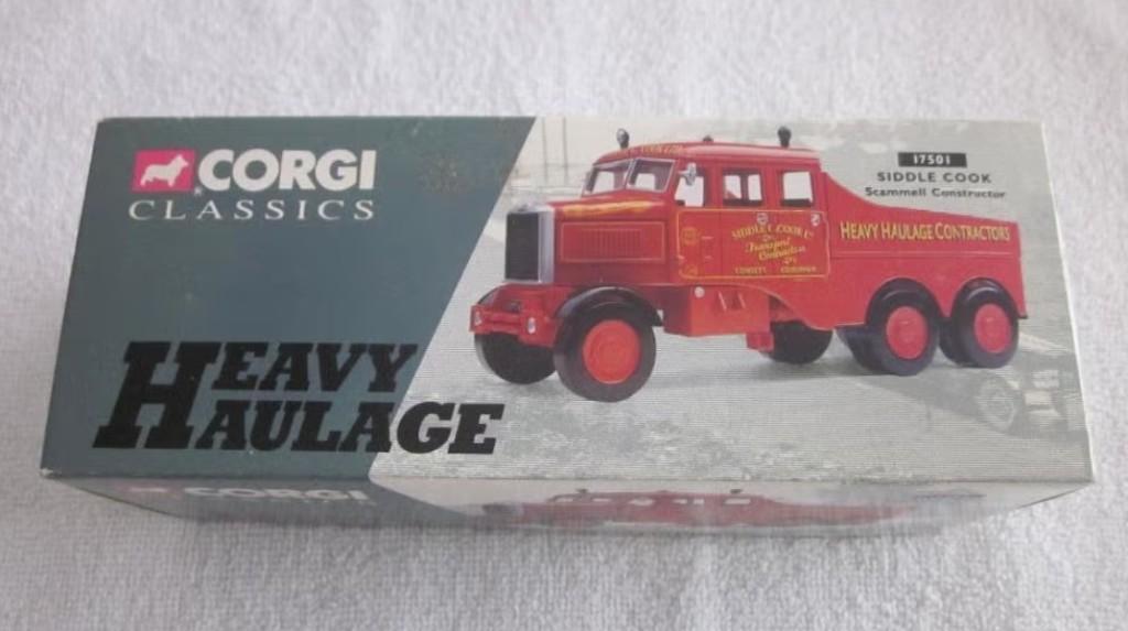 Corgi Classics truck Heavy Haulage  Scammell in doos., Hobby en Vrije tijd, Modelauto's | 1:50, Ophalen of Verzenden, Zo goed als nieuw