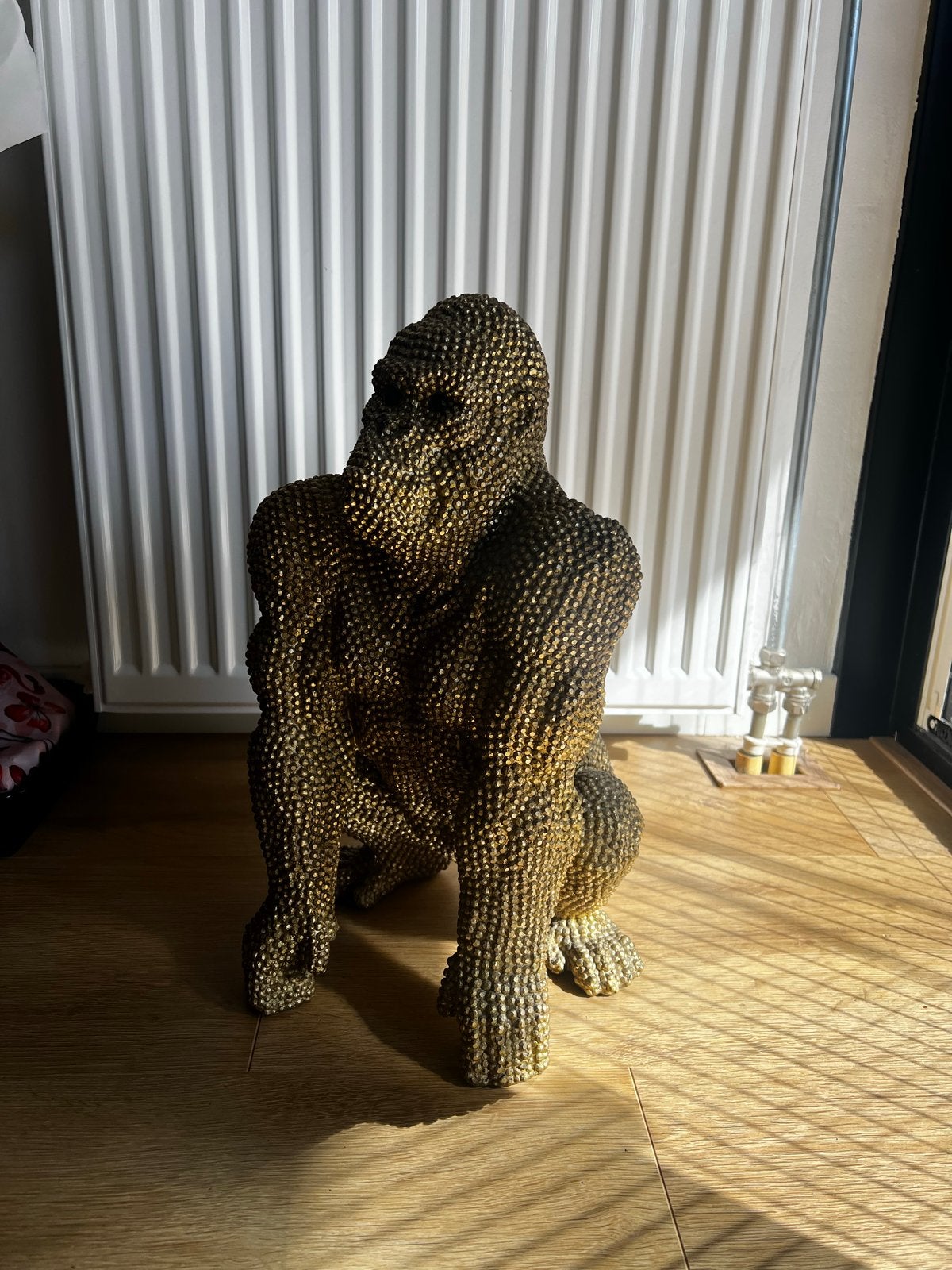 Richmond Decoratie Gorilla Goud, Ophalen, Overige materialen, Zo goed als nieuw, Goud