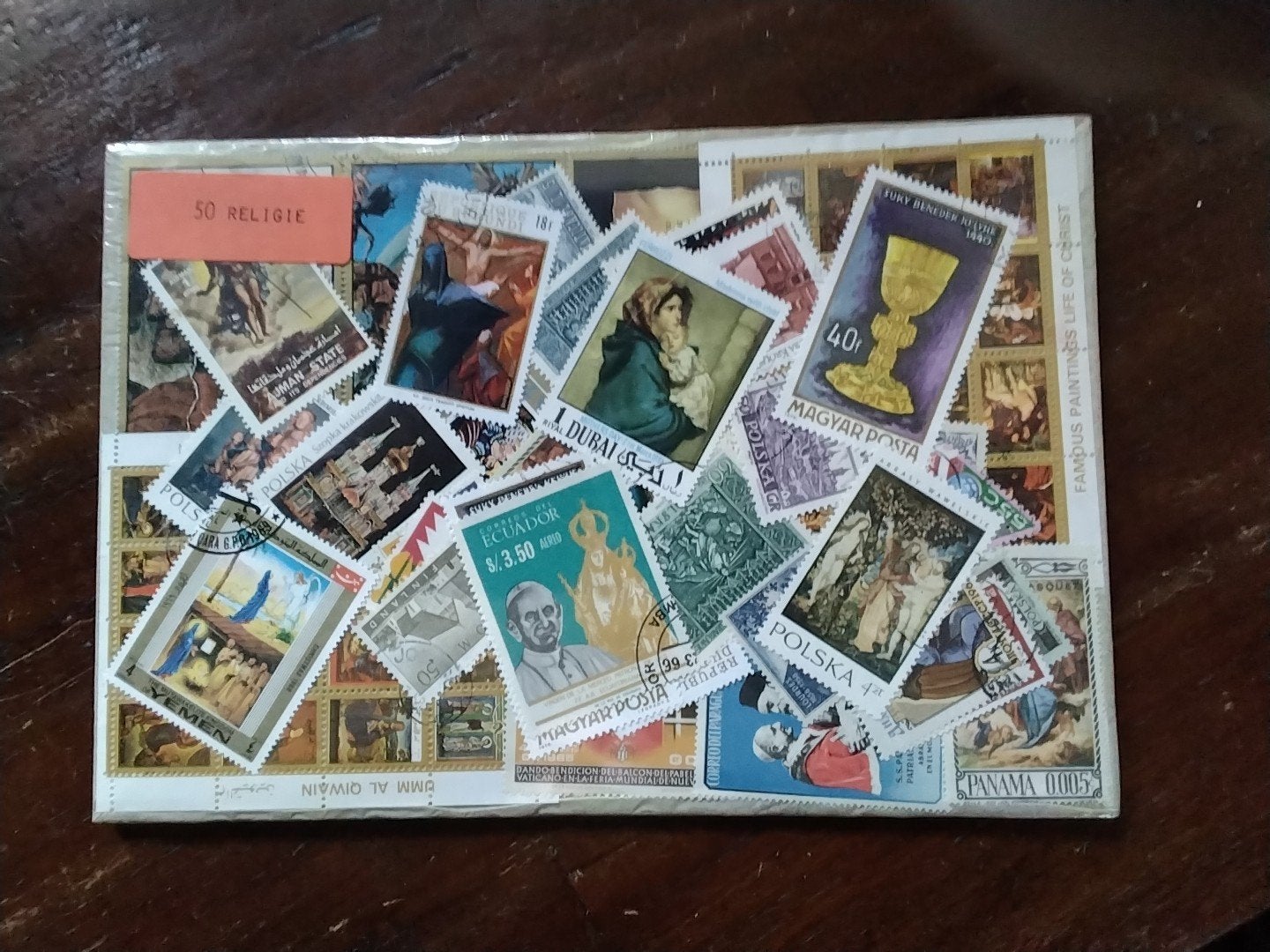 50 Religie Postzegels - Diverse Landen en Thema's, Ophalen of Verzenden
