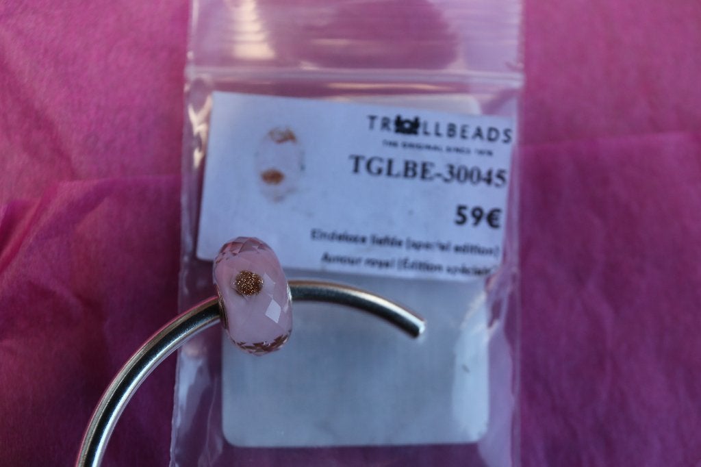 Trollbeads kraal "Eindeloze Liefde" (nieuw), Glas of Kristal, Nieuw, Ophalen of Verzenden, Trollbeads