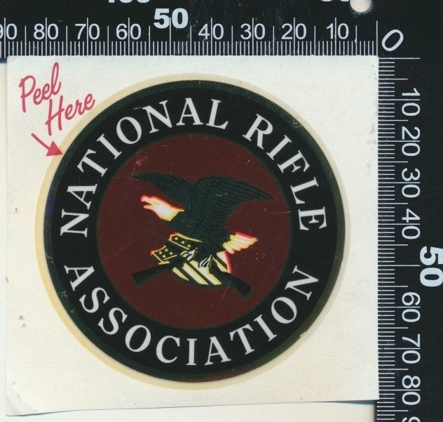 Sticker: National Rifle Association, Verzenden, Zo goed als nieuw, Bedrijf of Vereniging